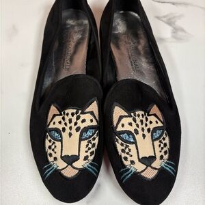 Kardinale Fernando Pensato "Lynx Cam Nero suede loafers